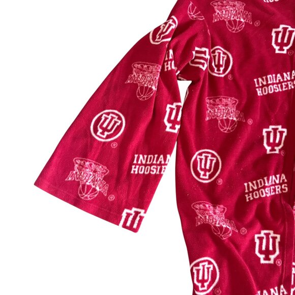 Indiana Hoosiers NCAA Collegiate Snuggle Robe S-M One Size Soft Fleece - Picture 4 of 8